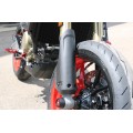 CNC Racing Carbon Fiber Front Fork Leg Protectors (pair) for the Ducati Hypermotard 698 Mono CNC Racing Carbon Fiber Front Fork Leg Protectors (pair) for the Ducati Hypermotard 698 Mono